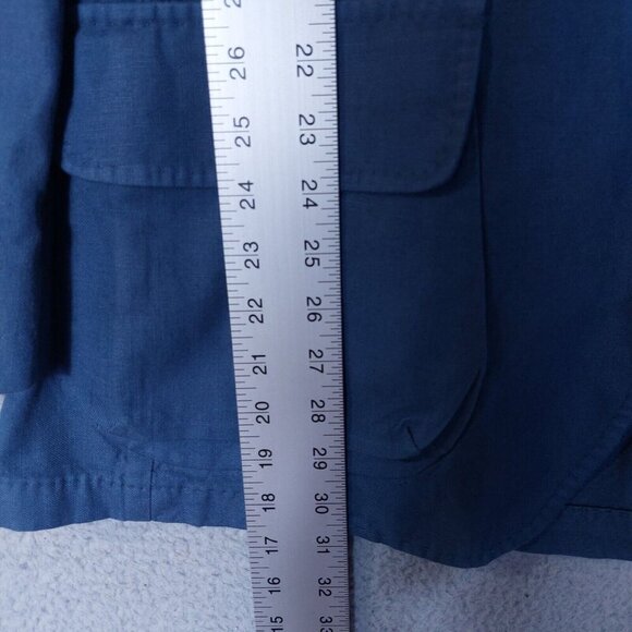 Sid Mashburn Trail Blazer Men's 56R Blue Unstructured Sport Coat Classic Italy - Picture 3 of 16